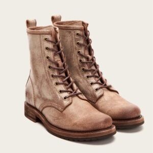 Frye veronica combat boots size 6 new in box